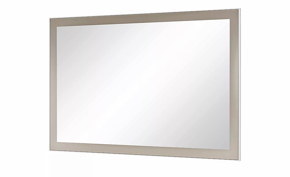 Spiegel 120 x 77 cm Duna ¦ beige ¦ Glas,Aluminium,Holzwerkstoff ¦ Maße (cm) günstig online kaufen