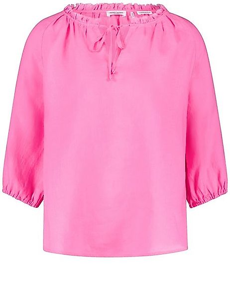 GERRY WEBER Klassische Bluse 3/4 Arm Bluse mit Rüschenkragen günstig online kaufen