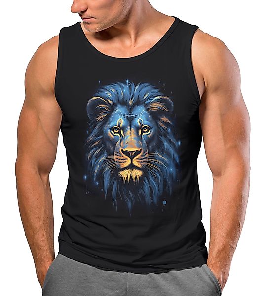 Neverless Tanktop Herren Tank-Top Löwe Lion günstig online kaufen