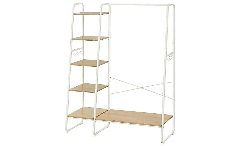 Garderobenständer  Colten ¦ weiß ¦ Holzwerkstoff,Metall ¦ Maße (cm): B: 120 günstig online kaufen
