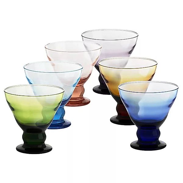 Eiscremeglas Antico Colori Vero 12,5cm 6er-Set bunt gemixt günstig online kaufen