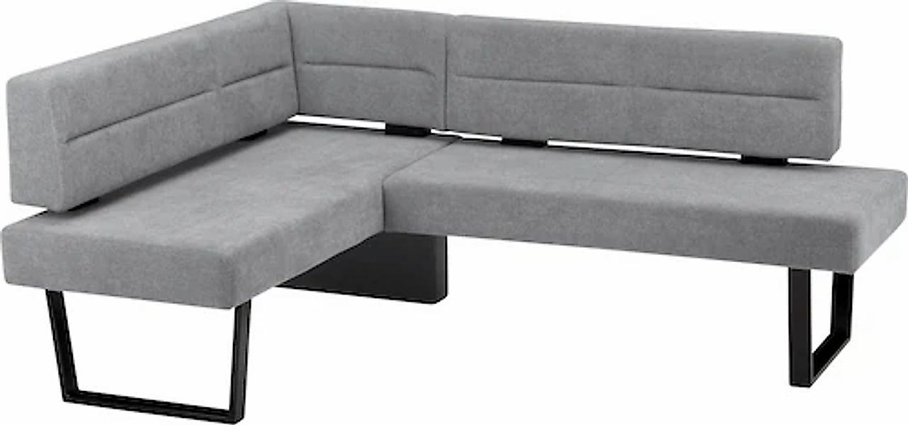 massivline&more Eckbank "Martina", modernes Design, Gestell aus massivem Me günstig online kaufen