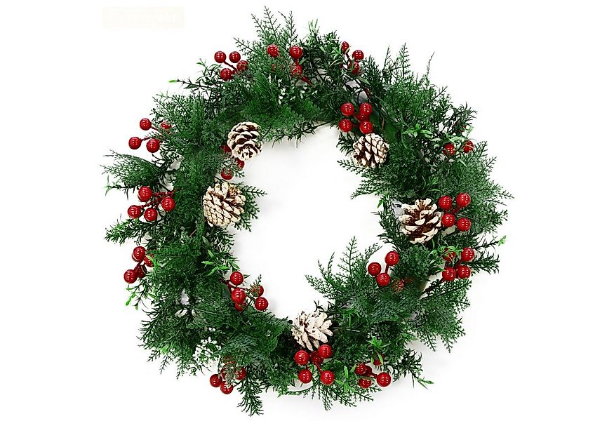 Karat Dekokranz Weihnachtskranz Pinecone, Wetterbeständig und wiederverwend günstig online kaufen