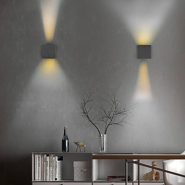 Reality Leuchten LED Wandleuchte TALENT, LED Wandlampe mit Magnet Wandhalte günstig online kaufen