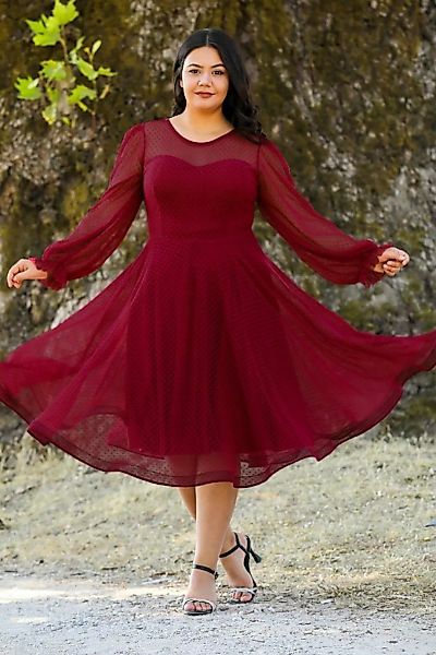 Modabout Abendkleid Damen Midikleid Sommerkleid für große Größen-NELB0588D5 günstig online kaufen