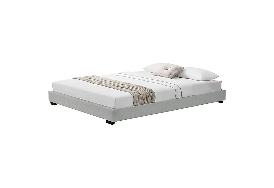 Corium Polsterbett, »Masari« Modernes Bett 140x200cm mit Lattenrost weiß Ku günstig online kaufen