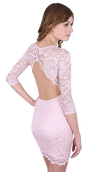 Sarcia.eu Minikleid Super sexy Minikleid aus Spitze Rückenfrei Backless Ros günstig online kaufen