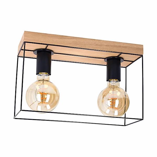 SPOT Light Deckenleuchte »GRETTER«, 2 flammig, Leuchtmittel E27   ohne Leuc günstig online kaufen