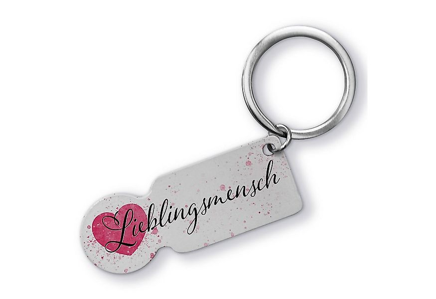 speecheese Schlüsselanhänger Lieblingsmensch Herz Schlüsselanhänger mit Kon günstig online kaufen