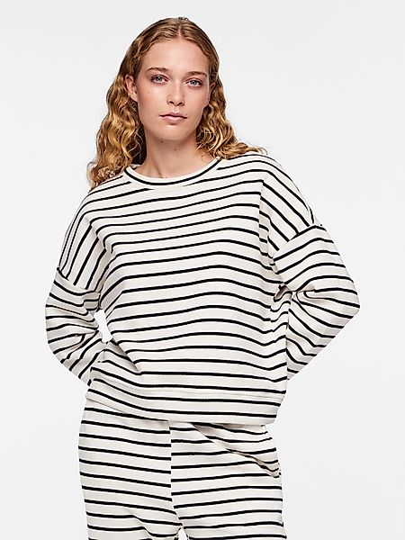 pieces Sweatshirt PCCHILLI LS SWEAT STRIPES günstig online kaufen