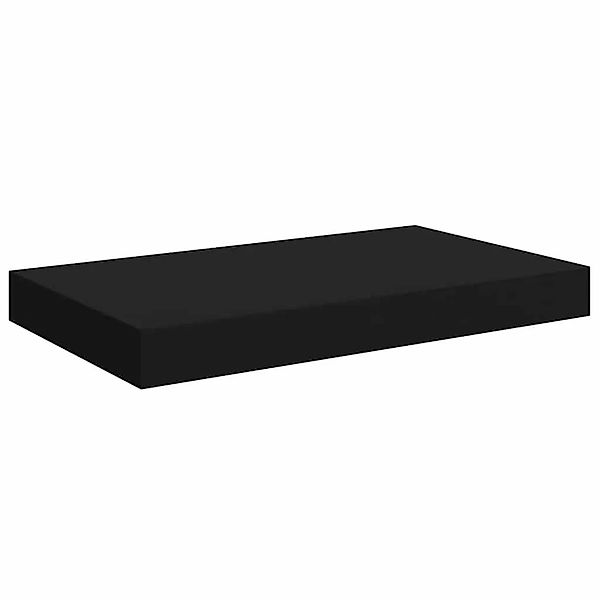 vidaXL Schwebendes Wandregal Schwarz 40x23x3,8 cm MDF 323826 günstig online kaufen