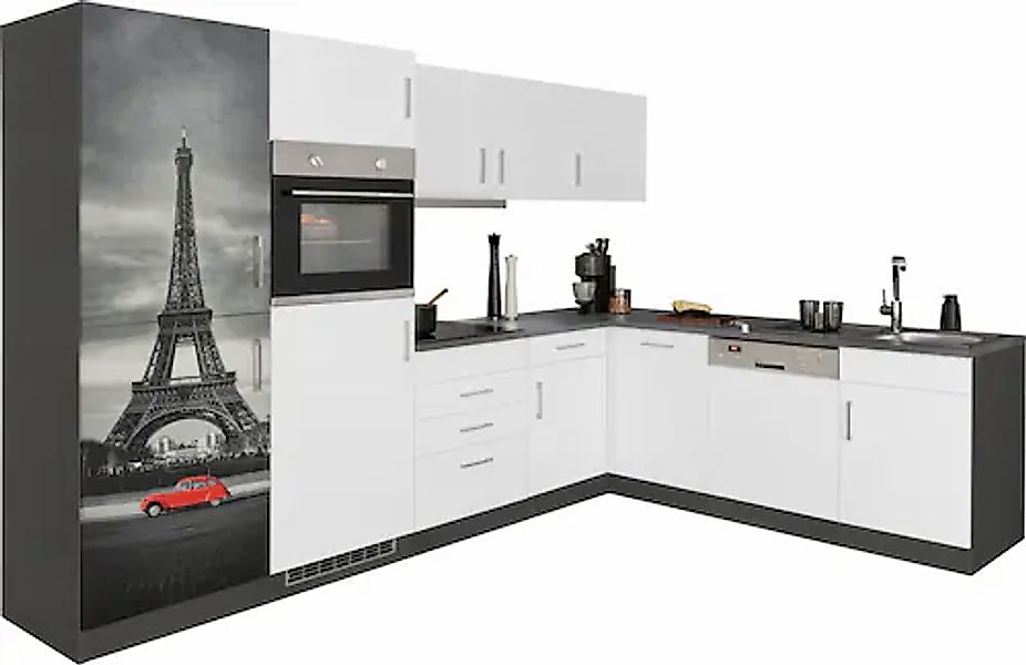 HELD MÖBEL Winkelküche »Paris«, Stellbreite 290/220 cm, wahlweise mit Induk günstig online kaufen