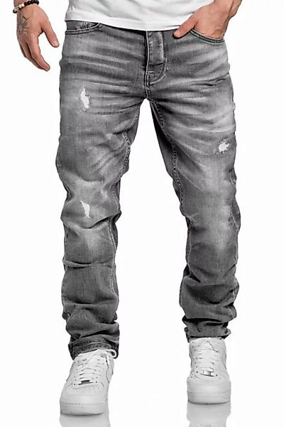 Amaci&Sons Straight-Jeans MEDFORD Destroyed Jeans Herren Regular Fit Destro günstig online kaufen