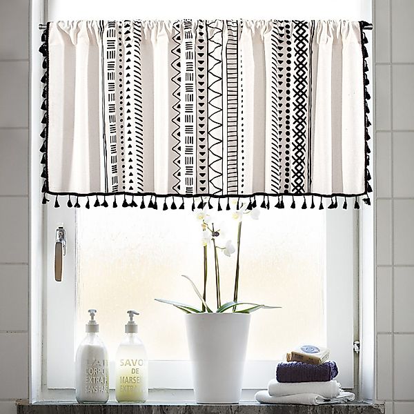 Qelus Gardine Bistrogardine Boho Scheibengardinen Küchengardinen günstig online kaufen
