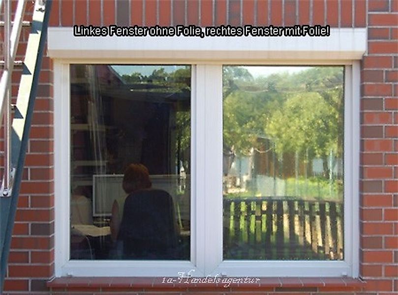 BURI Fensterfolie Spiegelfolie 152x600cm günstig online kaufen