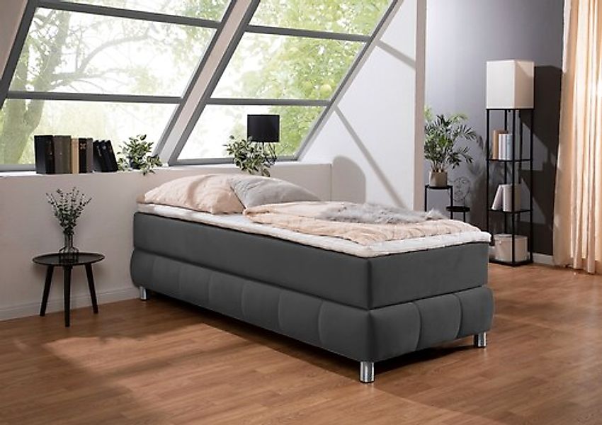 andas Boxspringbett »Salo«, Ohne Kopfteil, inkl. Topper, auch in Überlänge günstig online kaufen