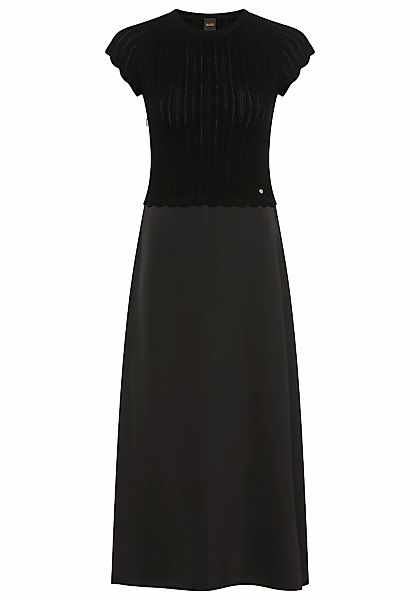 BOSS ORANGE Midikleid "Ficella Premium Damenmode" aus Strick mit Rockteil a günstig online kaufen