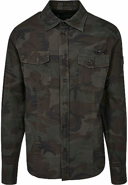 Brandit Langarmhemd "Brandit Herren Slim Worker Shirt" 1 Stk. tlg. günstig online kaufen