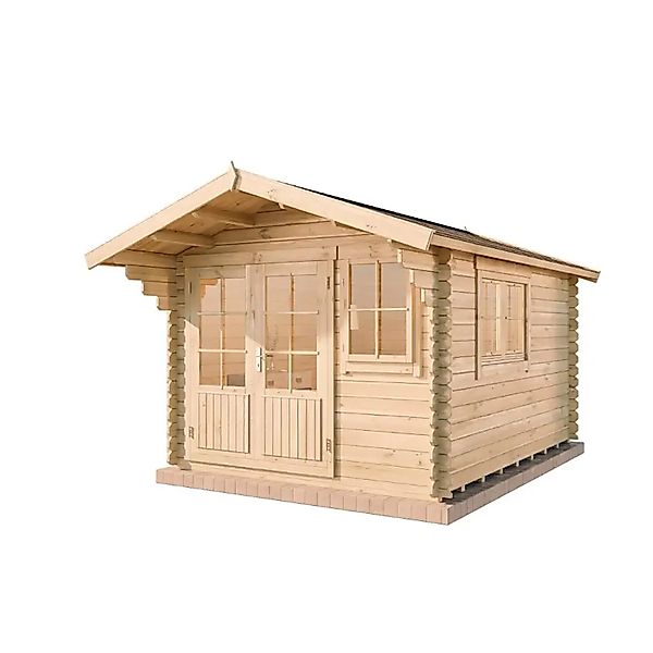 Alpholz Gartenhaus Holz Gabriel-34 300 x 400 cm, BxT: 358x467 cm, in Naturb günstig online kaufen