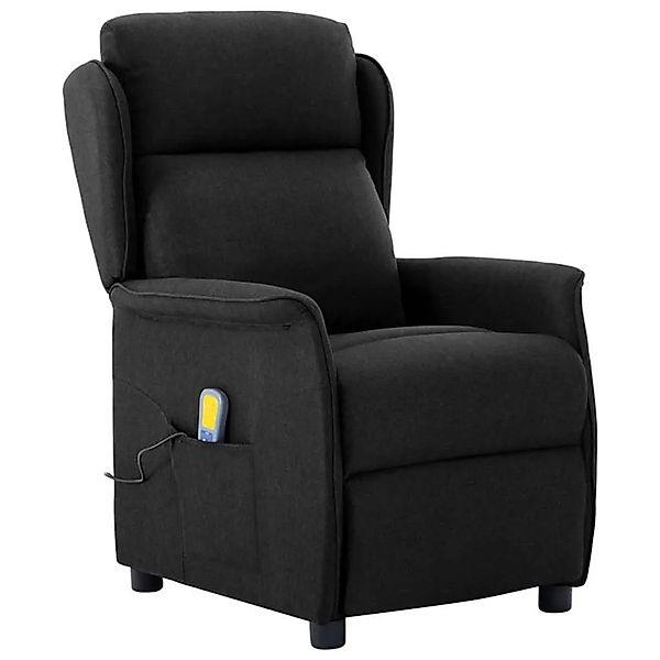 vidaXL Massagesessel mit Kissen Schwarz 93,5 x 67,5 x 101,5 cm Stoff 348351 günstig online kaufen