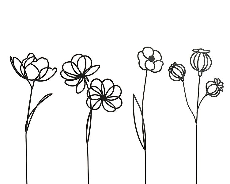 Decoris season decorations Gartenstecker Gartenstecker Blume günstig online kaufen