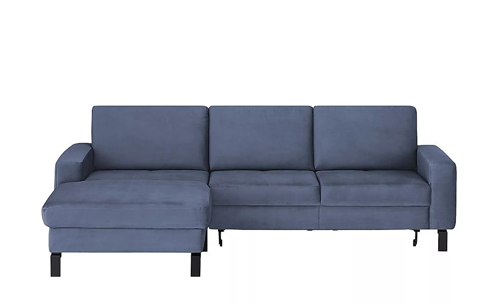 Ecksofa - blau - 258 cm - 85 cm - Polstermöbel > Sofas > Ecksofas - Möbel K günstig online kaufen