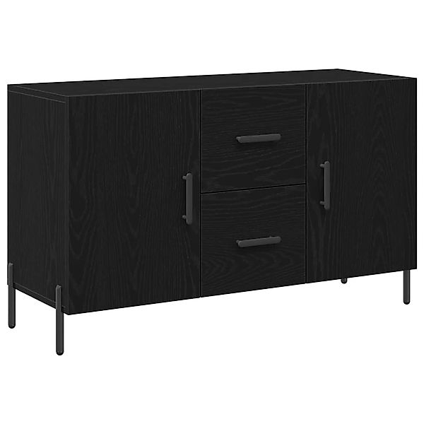 vidaXL Sideboard Schwarze Eiche 100 x 36 x 60 cm Holzwerkstoff 862958 günstig online kaufen