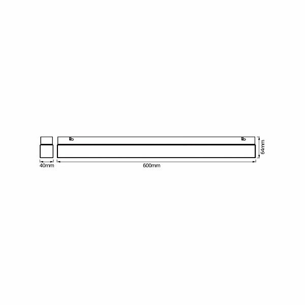 OSRAM LED-Wandleuchte SQUARE, weiß, Länge 60 cm, CCT, IP44 günstig online kaufen