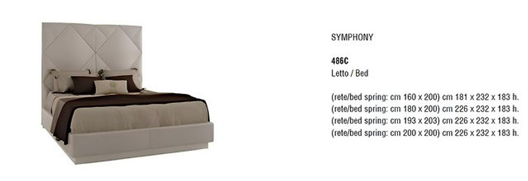 JVmoebel Bett Klassisches Bett Bizzotto Möbel Neues Design Schlafzimmer Ita günstig online kaufen