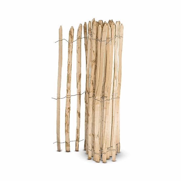 Stiltreu Englischer Staketenzaun Kastanie 500 cm x 150 cm Lattenabstand 6-8 günstig online kaufen