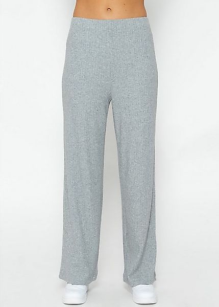 SASSYCLASSY Stoffhose Lässige Schlupfhose mit Wide-Leg günstig online kaufen