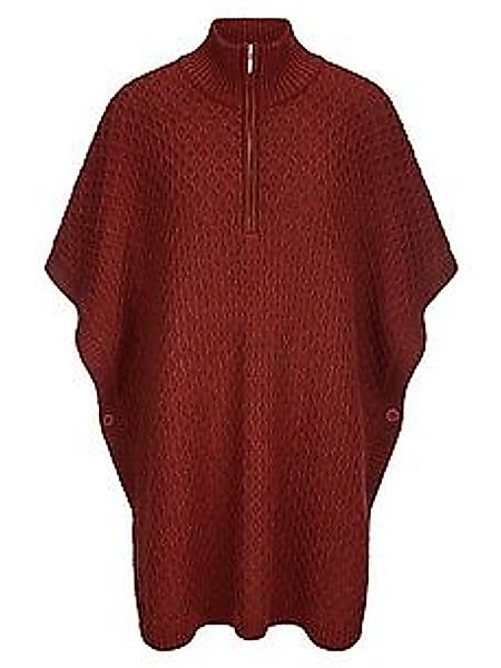 Strick-Poncho Anna Aura rot günstig online kaufen