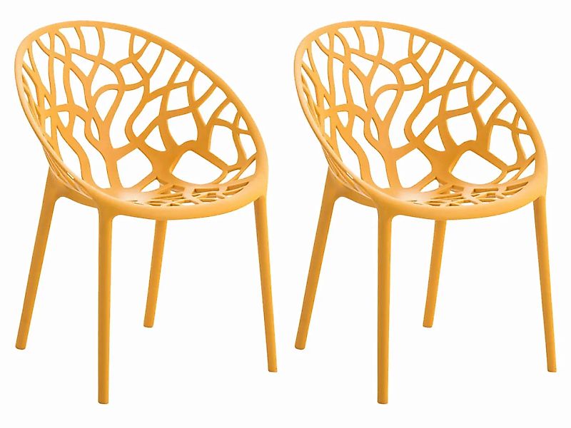 2er Set Stuhl Hope orange günstig online kaufen
