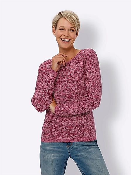 Sieh an! Strickpullover Rundhalspullover günstig online kaufen