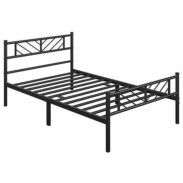 Yaheetech Metallbett Bettgestell, Minimalistischer Bettrahmen mit günstig online kaufen