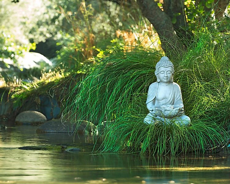 Fototapete "Buddhastatue" 4,00x2,50 m / Glattvlies Brillant günstig online kaufen