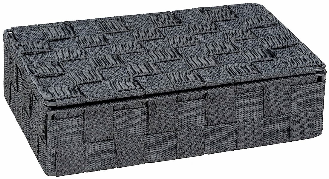 WENKO Aufbewahrungskorb "Adria" mit Deckel günstig online kaufen