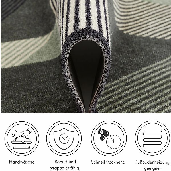 Barbara Becker Fußmatte "Sense, Made in Belgium" rechteckig 7 mm Höhe Schmu günstig online kaufen