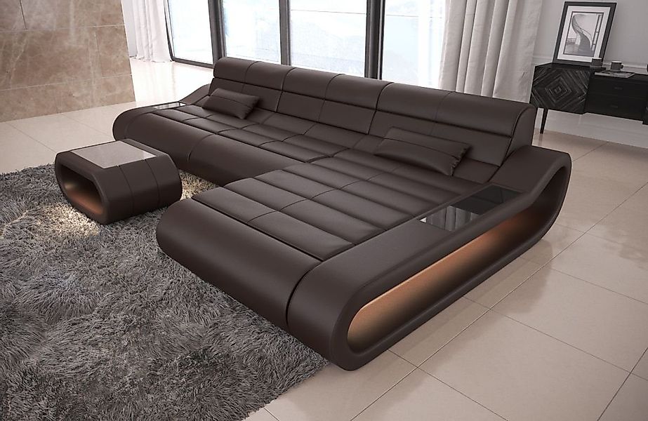 Sofa Dreams Ecksofa Ledercouch Ledersofa Concept günstig online kaufen