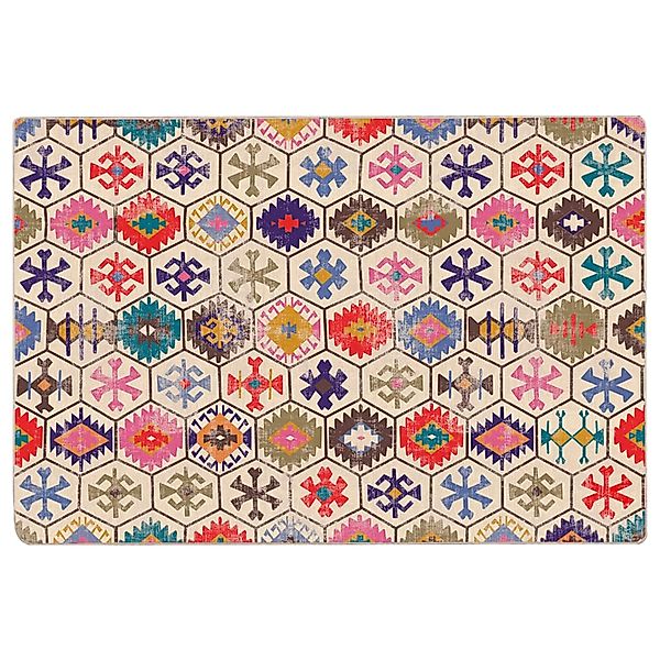 vidaXL Teppich Waschbar Mehrfarbig 190x300 Cm Rutschfest 1928082 günstig online kaufen