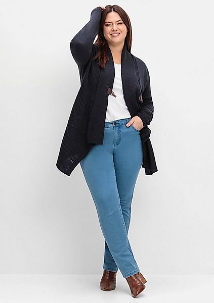 sheego by Joe Browns Strickjacke Longstrickjacke Langarm mit Schalkragen un günstig online kaufen