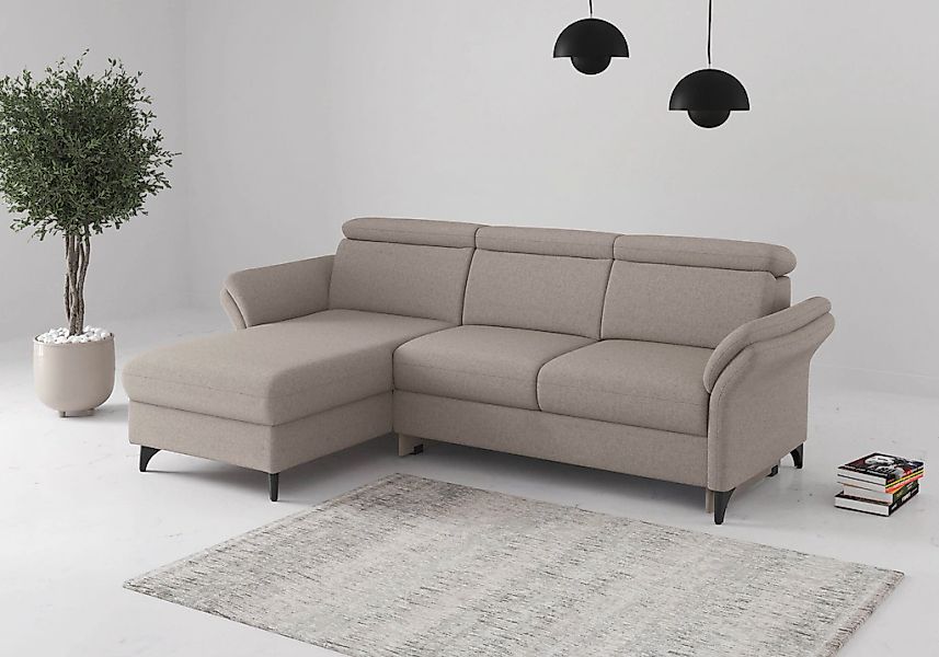 sit&more Ecksofa "Glendale, L-Form" inkl. Kopfteilverstellung,wahlweise mit günstig online kaufen