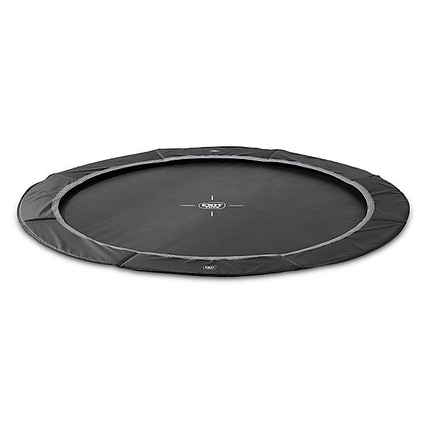 Exit Trampolin InTerra ebenerdig Ø 366 cm Schwarz günstig online kaufen