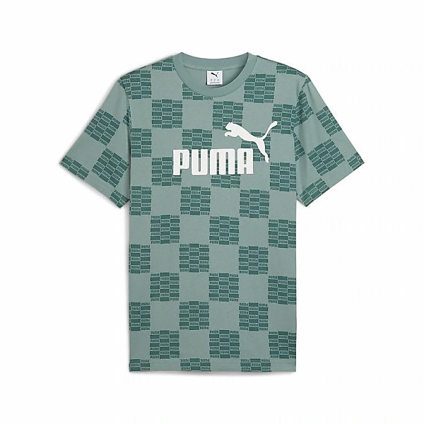 PUMA T-Shirt "UNITED AOP TEE" sportlicher Stil, Allover-Print, Rundhalsauss günstig online kaufen