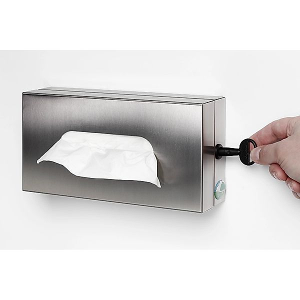 PROREGAL Halterung Für Handschuhe Handtuchbox 1 Fach Geschlossen Mit Schlos günstig online kaufen