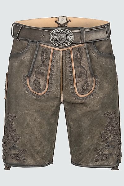 Lederhose Silvio mit Gürtel günstig online kaufen