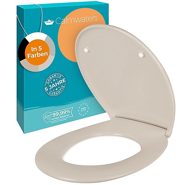 Calmwaters WC Sitz Premium Pergamon Absenkautomatik Made In EU 250 kg Antib günstig online kaufen