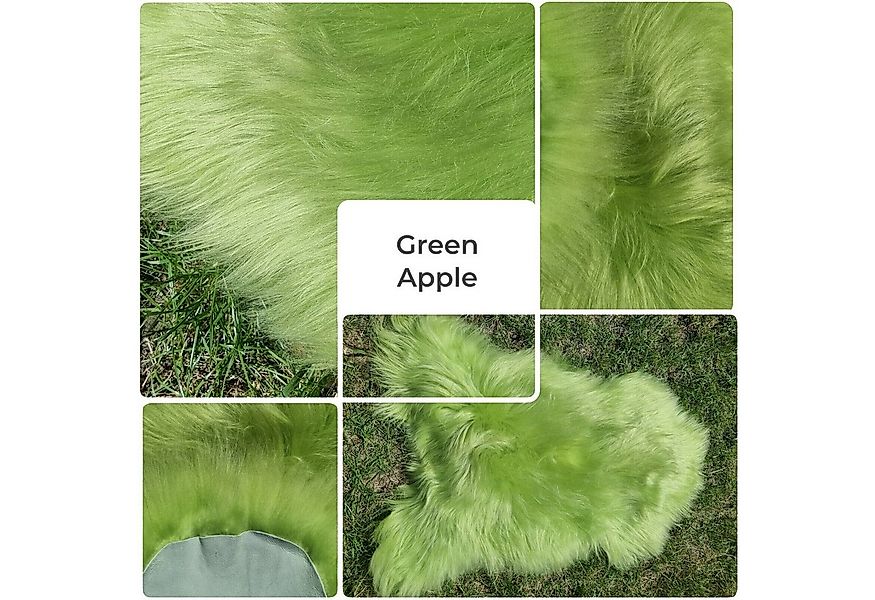 Provellus Fellteppich Premium Island Lammfell Schaffell Bunt Gefärbt Weich günstig online kaufen