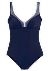 LASCANA Badeanzug mit Mesh-Einsatz und Shaping-Effekt günstig online kaufen