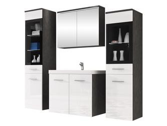 MIRJAN24 Badmöbel-Set Madrit II, (5er-Set, Waschbeckenschrank, günstig online kaufen